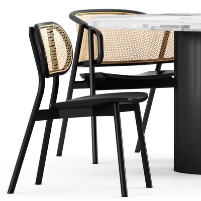 CANE ARMCHAIR - 01, CANE CHAIR - 03, e15 HIROKI — Ver 2