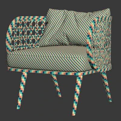 Victoria wooden rattan chair PS80 / Ресторанное кресло из ротанга — Вид 2