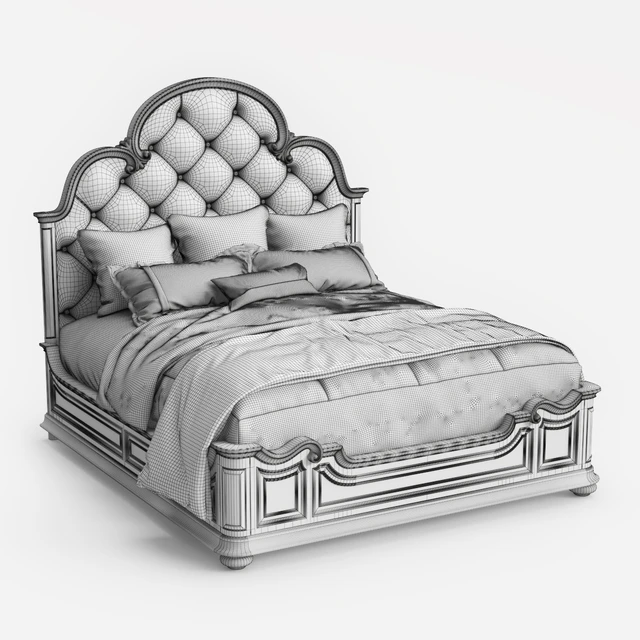 Hooker Furniture King Upholstered Panel Bed — Descargar