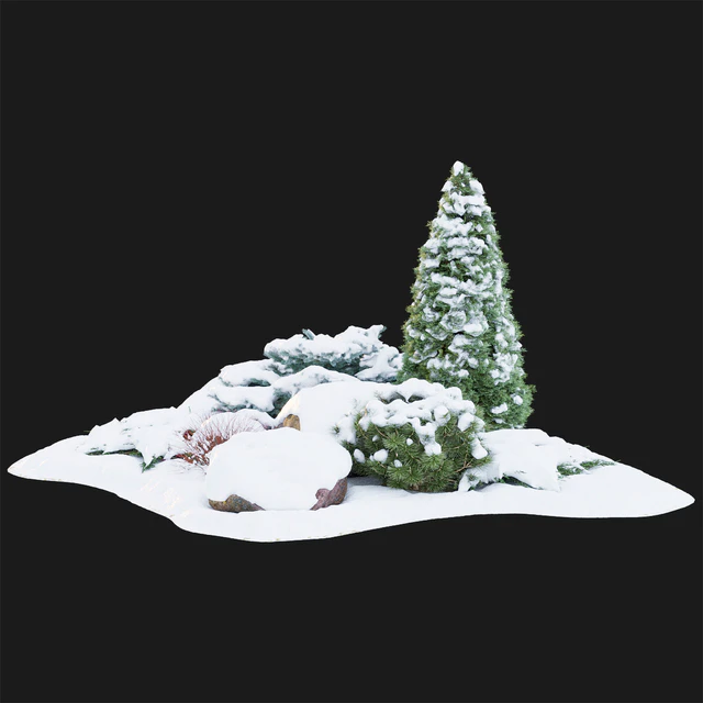 Winter Alpine hill — Скачать