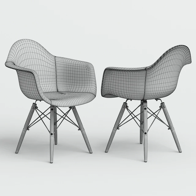 Chair Eames Style DAW Patchwork. — Descargar