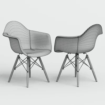 Chair Eames Style DAW Patchwork. — Ver 2