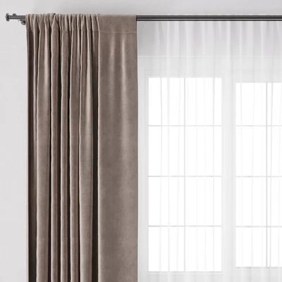 Curtains with metal curtain rod 12 — Вид 2