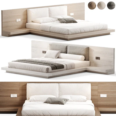 Double bed By elmalekfurniture, Double bed — Ver 1