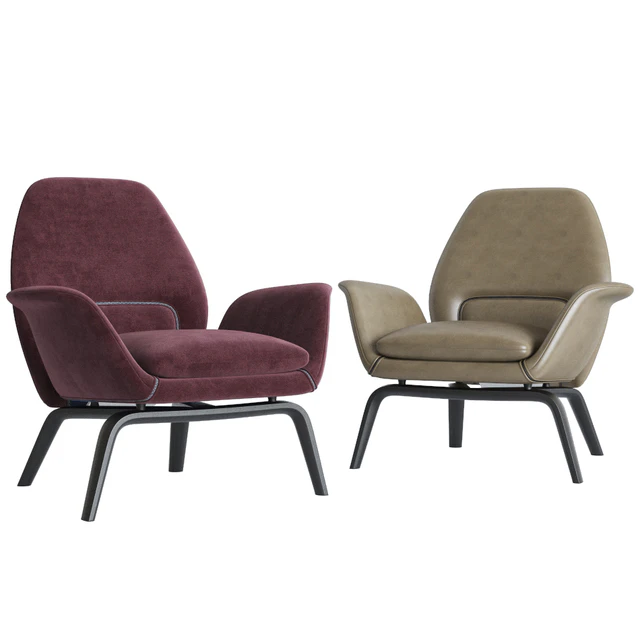 Gilliam Armchair Minotti — Скачать