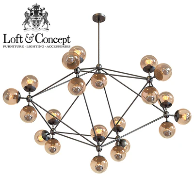Chandelier Modo Chandelier 21 Globes — Ver 3