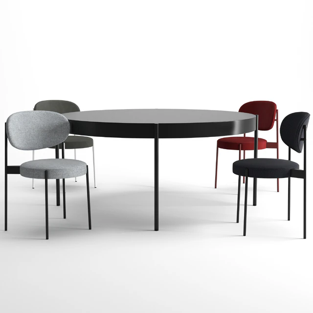 Series 430 Chair + Table By Verpan — Descargar