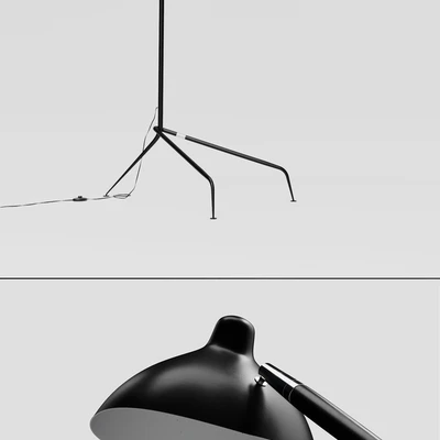 Mouille Floor, Table. 1, 3 arms. — Ver 2