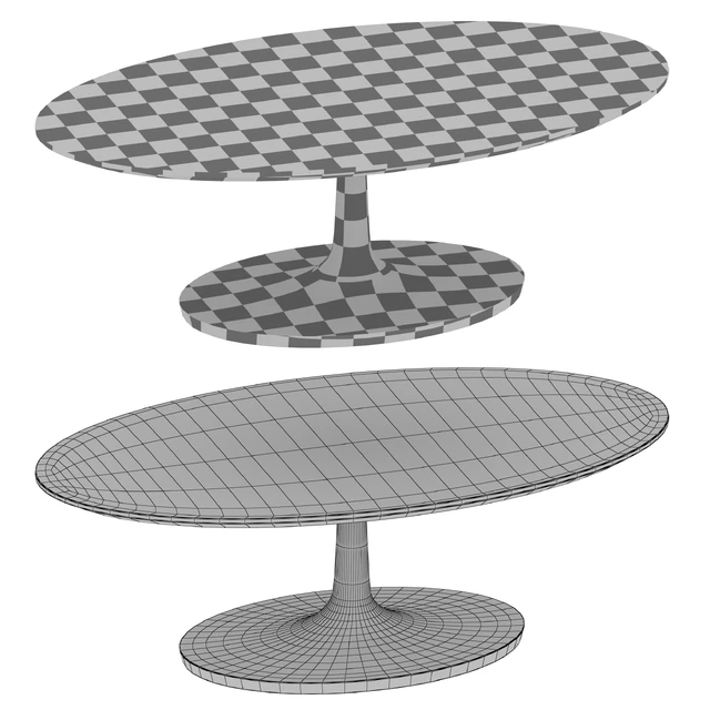 Журнальный столик Nero White Marble Oval Coffee Table (Crate and Barrel) — Скачать