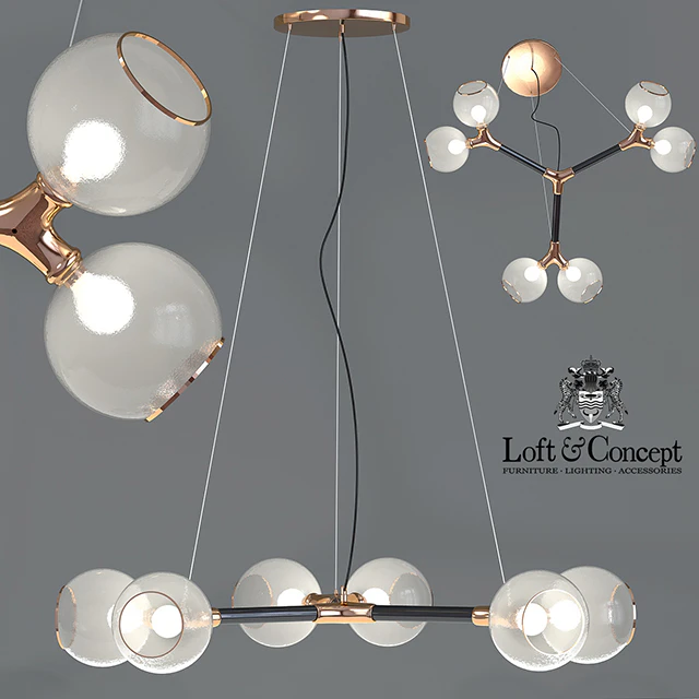 Люстра Horus Suspension Light 6 — Скачать