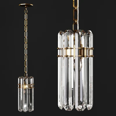 Restoration Hardware BONNINGTON SMALL PENDANT Brass — download