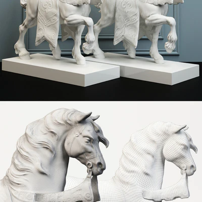 Скульптура Lladro Дворцовый конь. — Вид 2