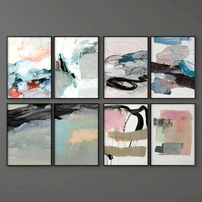 Poster Set "Abstract Painting" — Ver 2