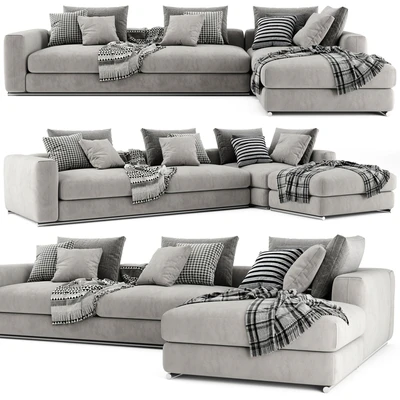 Flexform Asolo Chaise Longue Sofa — Вид 1