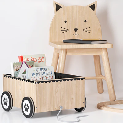 Crate and Barrel Wooden Art Easel ,Toy and Decor for Kids — Ver 3