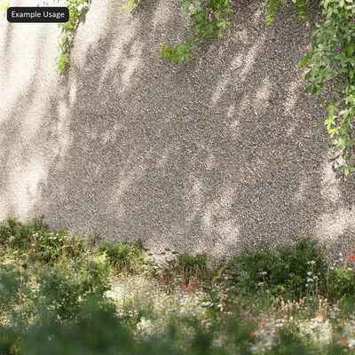 exposed aggregate concrete wall texture grey — Вид 3