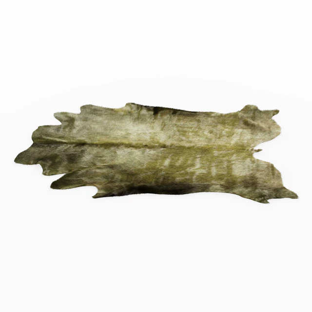 Green cowhide rug — Descargar