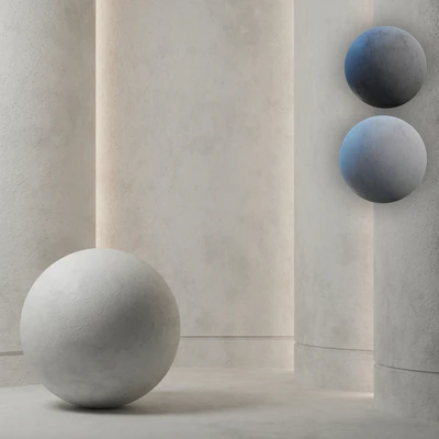 Decorative Plaster Texture 4K Seamless Set 01 — Ver 1