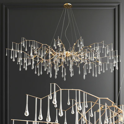 Serip Lotus Bijout Chandelier - 3 types — Ver 2