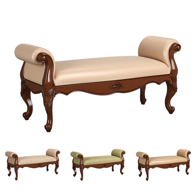 230 1 Carpenter Bed bench 1430x518x645 — Вид 1