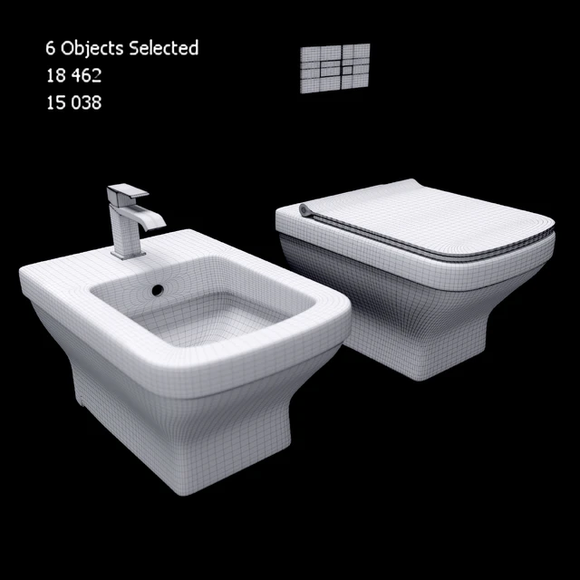 Toilet and bidet ceramiksan silva — Descargar