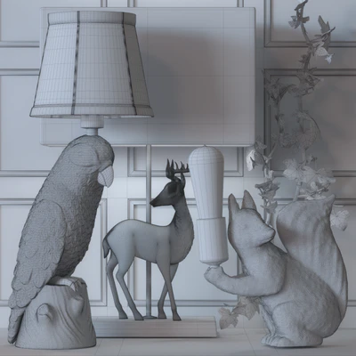 A set of lamps in the form of animals — Ver 2
