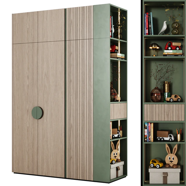 Wardrobe children's modular 02 — Descargar