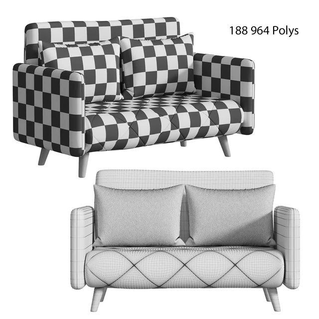 Диван IModern Cardiff 2 цвета — Скачать