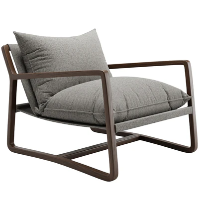Crate & Barrel Polly Ivory Accent Chair — Вид 1