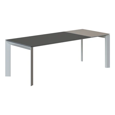 Table Atta 160 (220) x90 gray ceramic — Ver 2