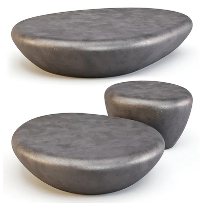 Minotti: Stony - Coffee Tables — Ver 1