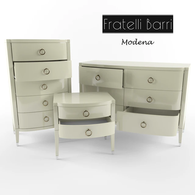 Fratelli Barri Modena drawers and cabinet — Descargar