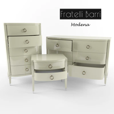 Fratelli Barri Modena drawers and cabinet — Ver 2
