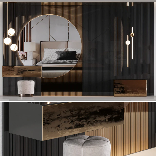 Wall panel and dressing table — Descargar