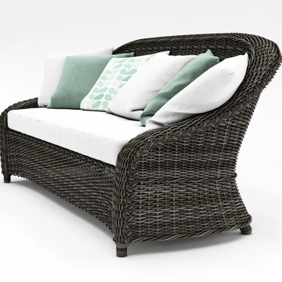 TORREY ALL-WEATHER WICKER ROLL-ARM SOFA from Pottery barn — Ver 2