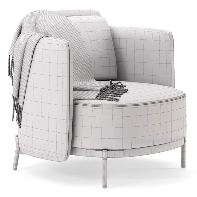 Minotti Tape Armchair — Descargar