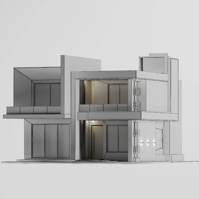 Modern Villa 01 3D11 — Вид 2