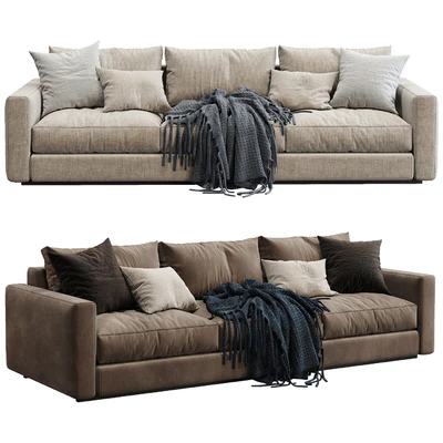 Ferlea Sofa Simple (2 color version) — Вид 1