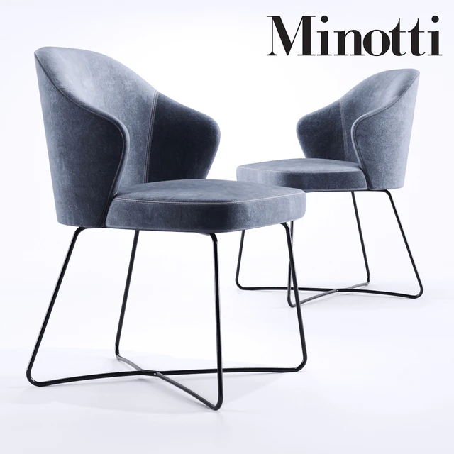 Minotti Leslie Steel Base — Descargar