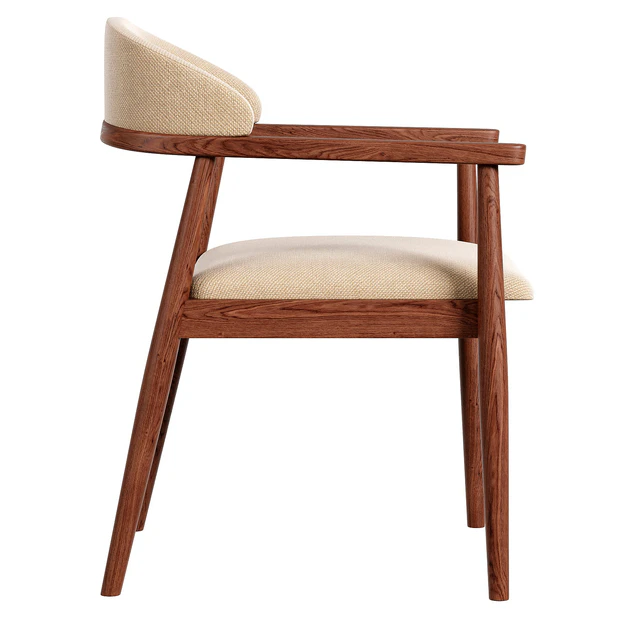Modrest Cohen Walnut Dining Chair — Скачать