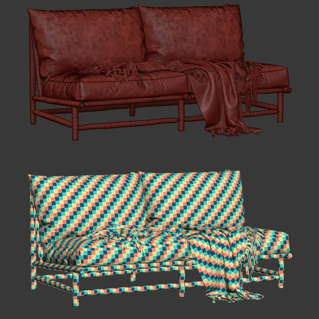 Rock the Kasbah wooden loveseat / Деревянный садовый двухместный диван — Скачать
