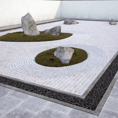 Japanese Zen Rock Garden — Вид 1