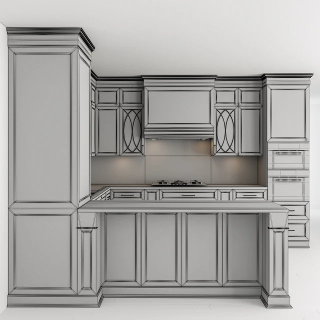 Kitchen Neo Classic Gray and White - Set 37 — Descargar
