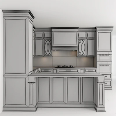 Kitchen Neo Classic Gray and White - Set 37 — Ver 2