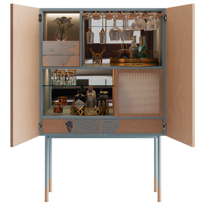 1st DIBS 21st Century Basjoo Bar Cabinet — Ver 1