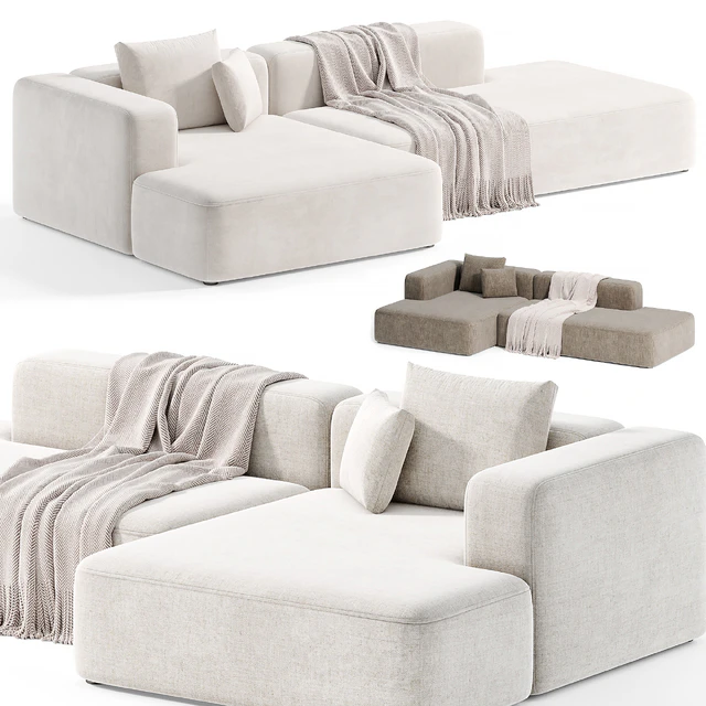 Stone Modular Sofa 2 by Tamamm — Скачать