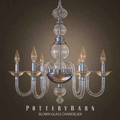 Blown Glass Chandelier — Скачать