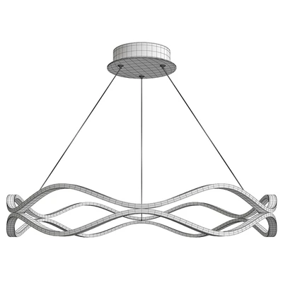 Aluminium indoor hanging lamp with silicone shade — Вид 2