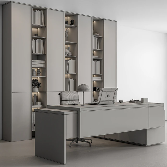 Boss Desk - Office Furniture 539 — Скачать