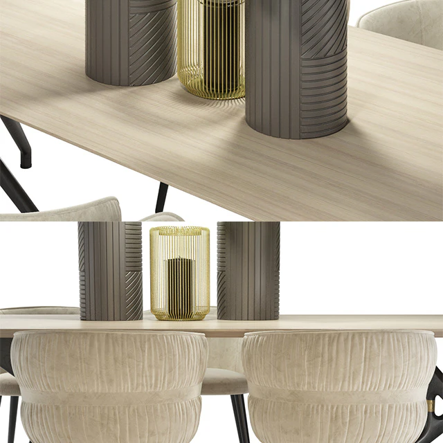 TORSO TABLE 837 / TR AND POTOCCO COULISSE ARMCHAIR — Descargar